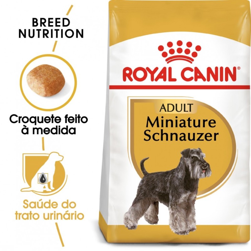 Ração para cão royal canin miniature schnauzer adult