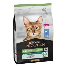 Ração para gato purina pro plan cat optirenal sterilised adult rabbit & rice