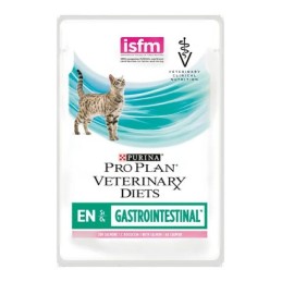 Comida húmida para cão purina pro plan vet diets feline en - gastroenteric salmon | wet (saqueta) | caixa 10 saquetas 85 g